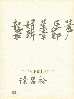 龙婿叶辰萧初然最新章节厂