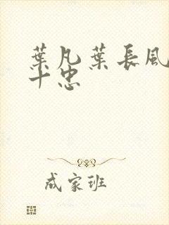 叶凡叶长风一门十忠封面