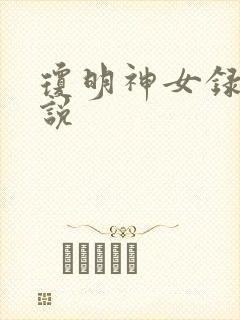 琼明神女录 小说封面