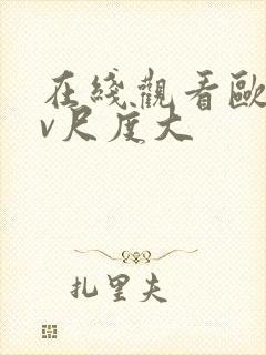 在线观看欧美mv尺度大封面