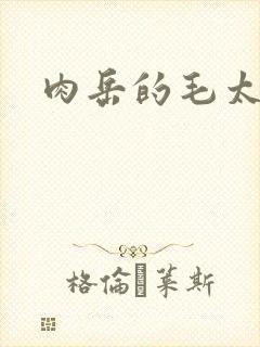 肉岳的毛太浓了封面