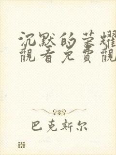 沉默的荣耀在线观看免费观看全集封面