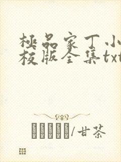 极品家丁小说精校版全集txt