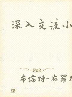 深入交流小说