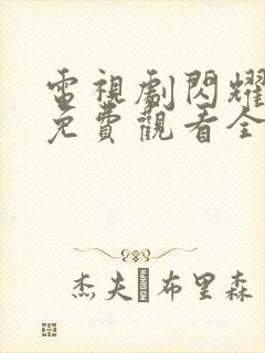 电视剧闪耀的她免费观看全集高清