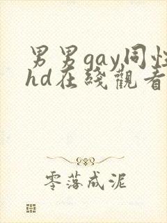 男男gay同性hd在线观看