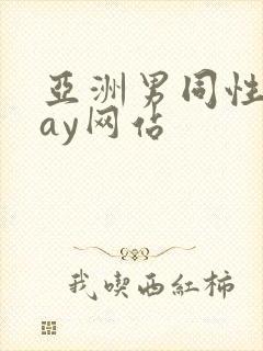 亚洲男同性恋gay网站