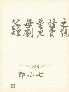 父母爱情之在续短剧免费观看完整版高清
