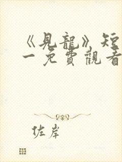 《见龙》短剧林一免费观看封面