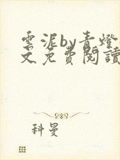 云泥by青灯全文免费阅读笔趣阁