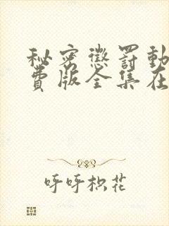 秘密惩罚动漫免费版全集在线观看封面