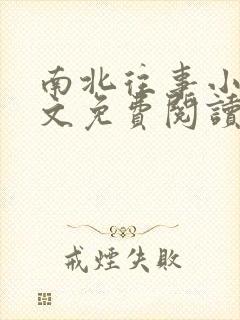 南北往事小说全文免费阅读无弹窗