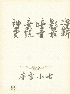 神弃暗影漫画免费观看最新章节封面