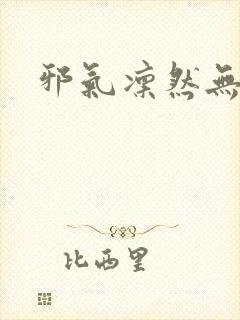 邪气凛然无弹窗