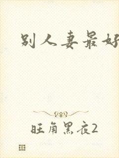 别人妻最好玩封面