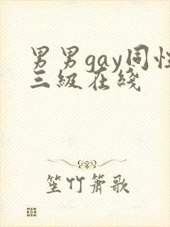 男男gay同性三级在线