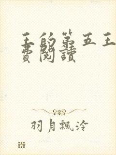 王的第五王妃免费阅读