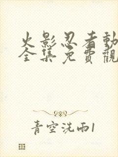 火影忍者动画片全集免费观看版封面