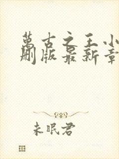 万古之王小说未删版最新章节