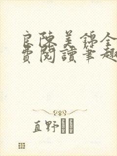 良陈美锦全文免费阅读笔趣阁官网封面