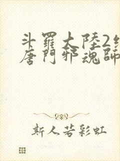 斗罗大陆2绝世唐门邪魂师