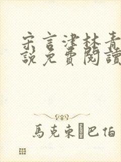 宋言津林青妍小说免费阅读最新章节封面