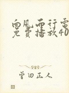 向风而行电视剧免费播放40集