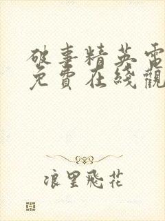 破事精英电视剧免费在线观看全集