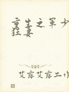 重生之军少枭宠狂妻