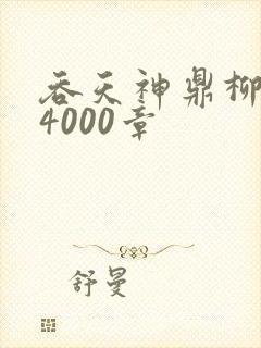 吞天神鼎柳无邪4000章封面