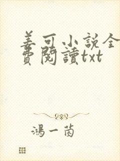 姜可小说全文免费阅读txt封面