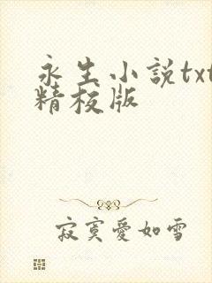 永生小说txt精校版