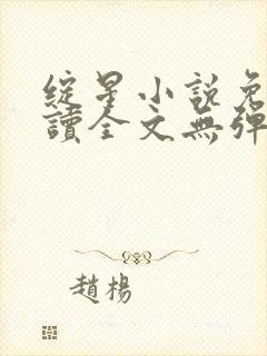 绽星小说免费阅读全文无弹窗封面