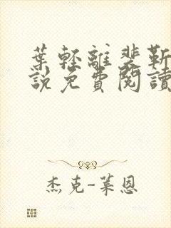 叶轻离裴靳墨小说免费阅读无弹窗