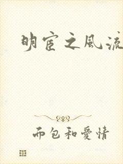 明宦之风流无边封面