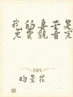 我的妻子是女巫免费观看完整版