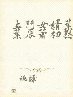 上门女婿叶辰 叶辰萧初然531封面