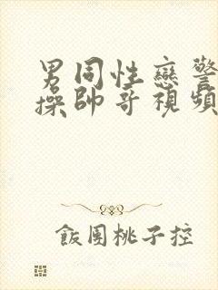 男同性恋警察狂操帅哥视频