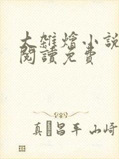 大杂烩小说全集阅读免费