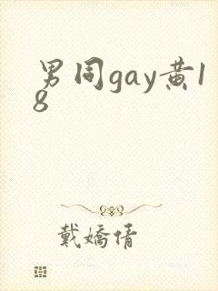 男同gay黄18