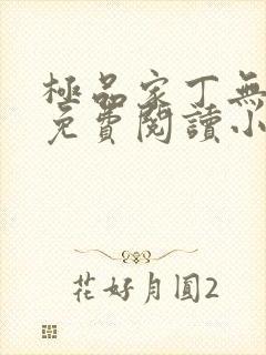 极品家丁无弹窗免费阅读小说