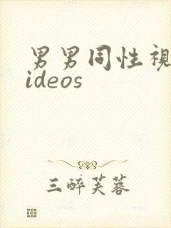 男男同性视频videos
