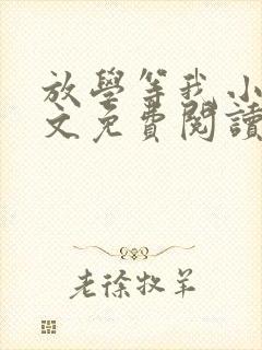 放学等我小说全文免费阅读笔趣阁