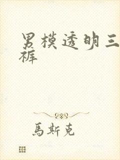 男模透明三角内裤