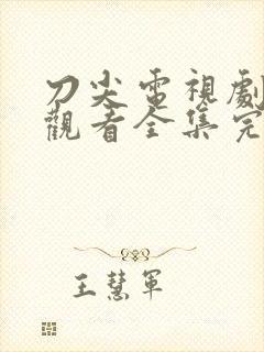 刀尖电视剧免费观看全集完整版封面