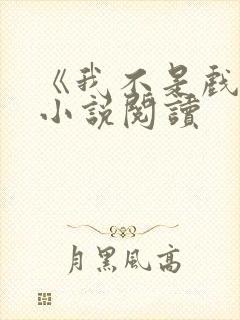 《我不是戏神》小说阅读