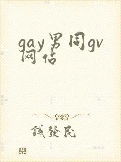 gay男同gv网站封面