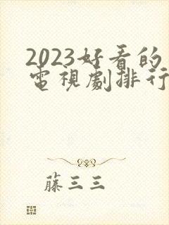 2023好看的电视剧排行榜前十名