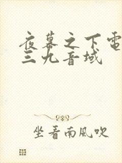 夜幕之下电子书三九音域封面