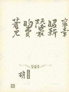 萧昀陆昭宁全文免费最新章节阅读